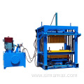 hydraulic concrete hollow block making machine